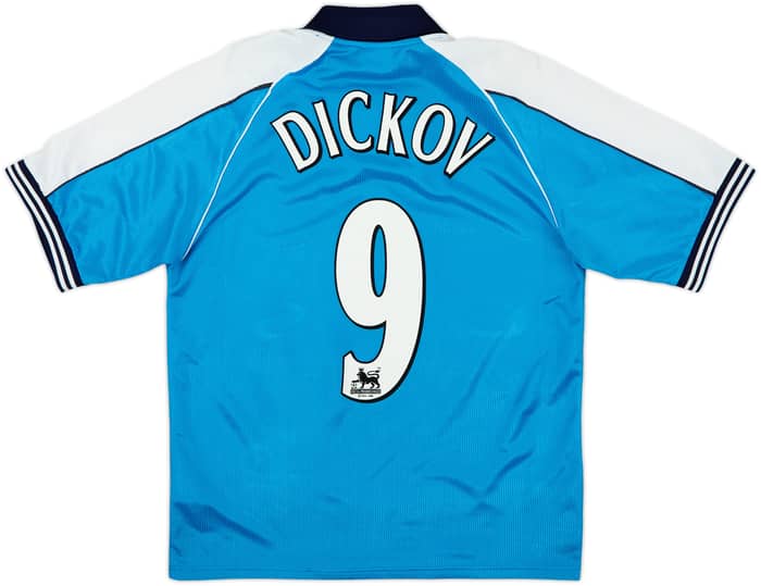 1999-01 Manchester City Home Shirt Dickov #9 - 8/10 - (S)