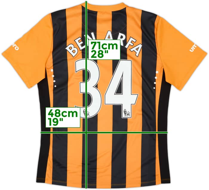 2014-15 Hull City Home Shirt Ben Arfa #34 - 9/10 - (M)