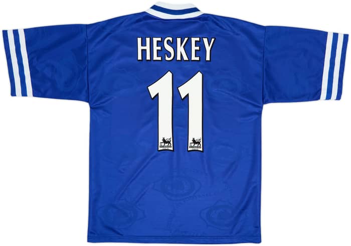 1996-98 Leicester Home Shirt Heskey #11 - 10/10 - (M)