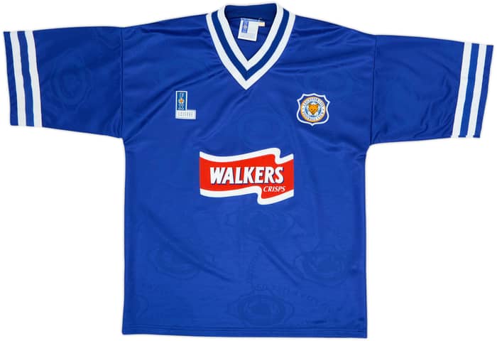 1996-98 Leicester Home Shirt Heskey #11 - 10/10 - (M)