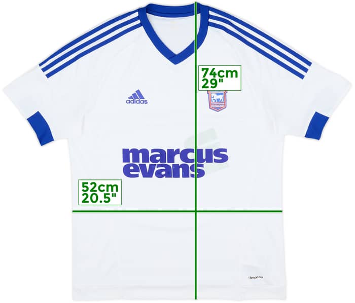 2016-17 Ipswich Away Shirt - 7/10 - (L)