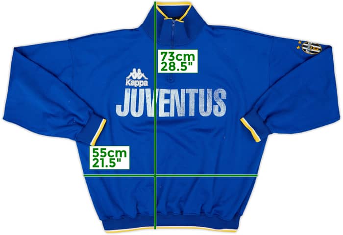 1995-96 Juventus Kappa 1/4 Zip Fleece Top - 6/10 - (XL)
