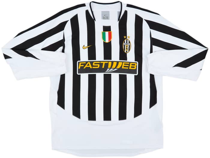 2003-04 Juventus Home L/S Shirt Del Piero #10 - 9/10 - (XL)