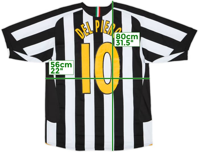 2005-06 Juventus Home Shirt Del Piero #10 - 5/10 - (L)