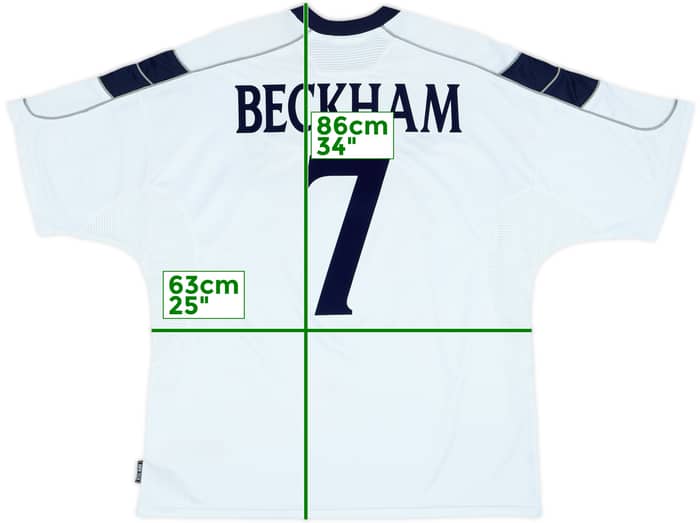 1999-00 Manchester United Third Shirt Beckham #7 - 8/10 - (XXL)