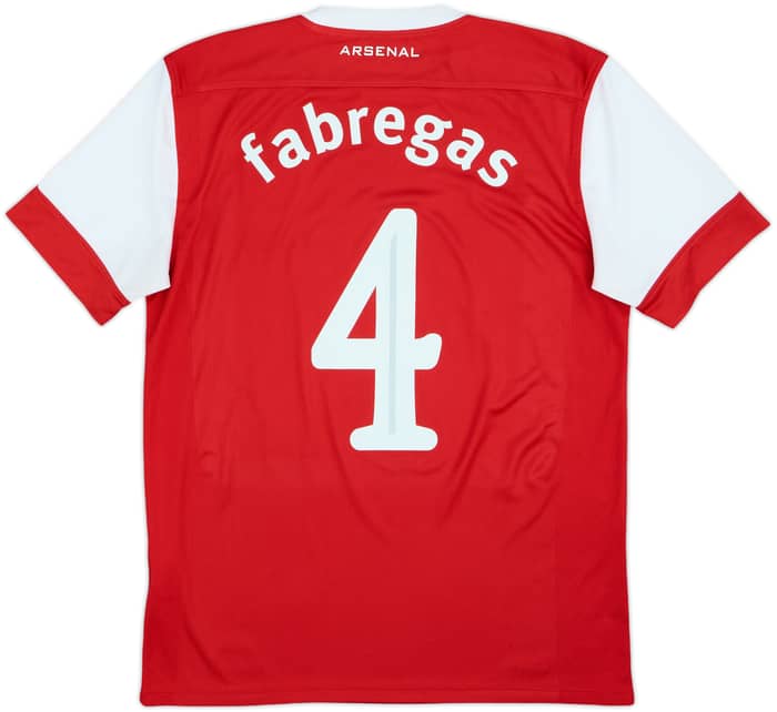 2010-11 Arsenal Home Shirt Fabregas #4 - 8/10 - (M)