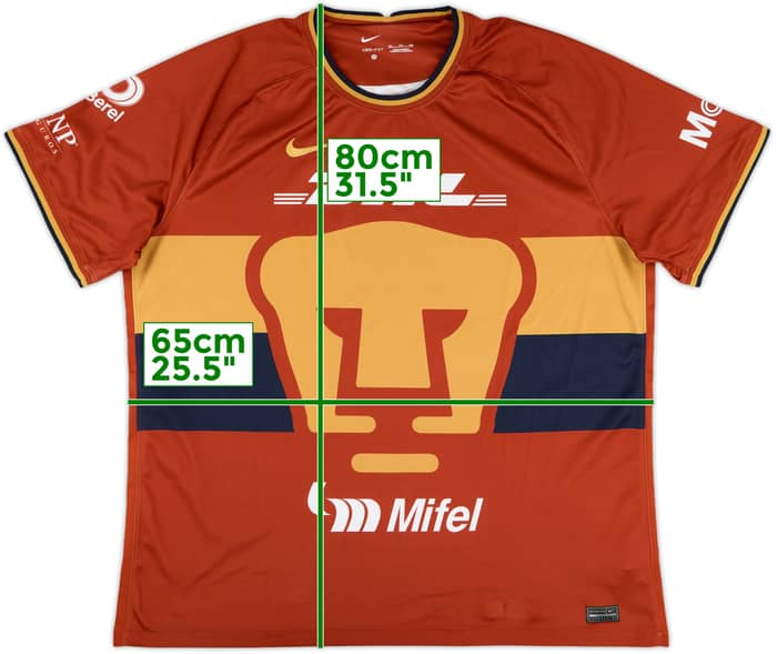 2021-22 UNAM Pumas Third Shirt - 10/10 - (XXL)