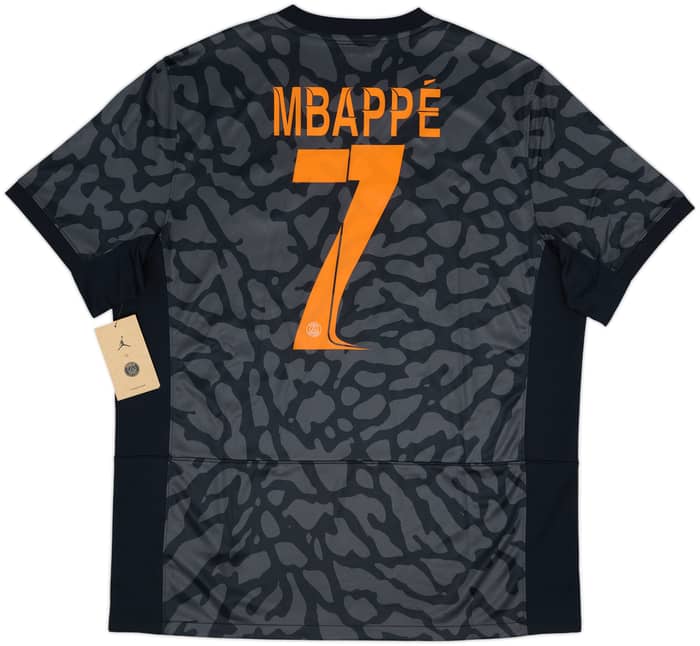 2023-24 Paris Saint-Germain Third Shirt Mbappe #7 (XL)