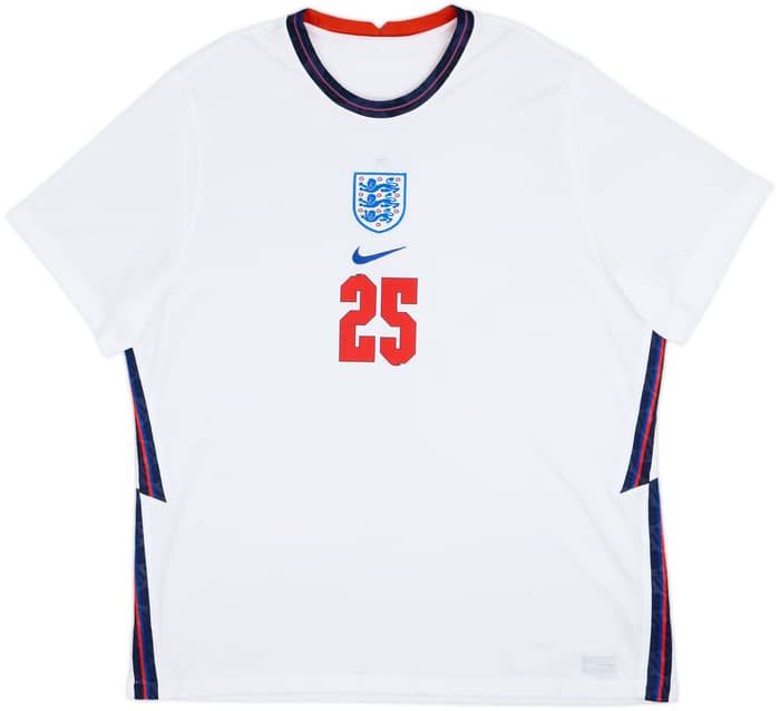 2020-22 England Home Shirt Saka #25 - 8/10 - (XXL)