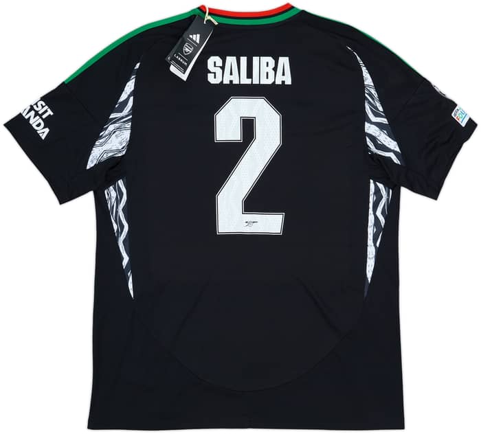 2024-25 Arsenal Away Shirt Saliba #2 (XL)