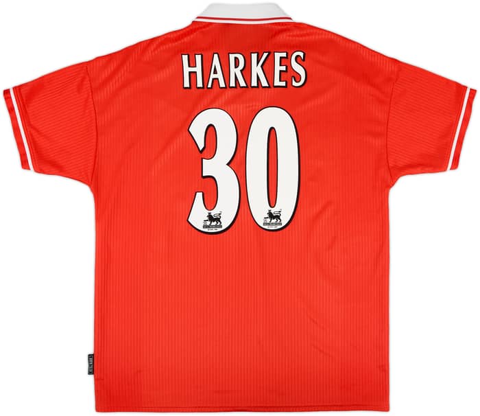 1998-00 Nottingham Forest Home Shirt Harkes #30 - 8/10 - (XL)