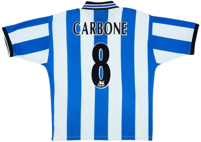 1997-99 Sheffield Wednesday Home Shirt Carbone #8 - 8/10 - (L)