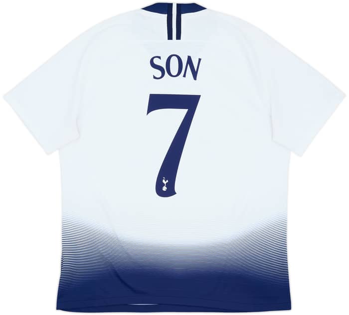 2018-19 Tottenham Authentic Home Shirt Son #7 - 6/10 - (XL)