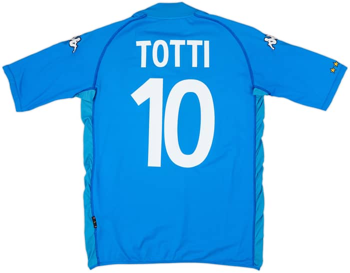 2002 Italy Home Shirt Totti #10 - 6/10 - (L)
