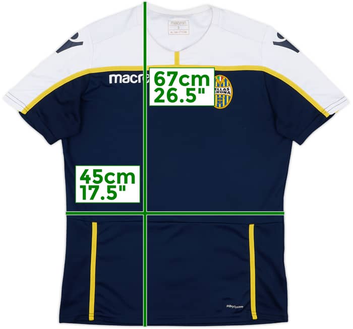 2018-19 Hellas Verona Macron Training Shirt - 6/10 - (S)