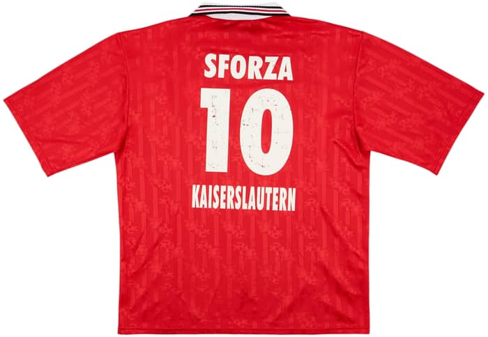 1996-98 Kaiserslautern Home Shirt Sforza #10 - 6/10 - (XL)