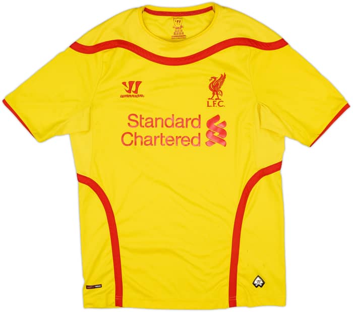 2014-15 Liverpool Away Shirt Gerrard #8 - 6/10 - (XL.Boys)