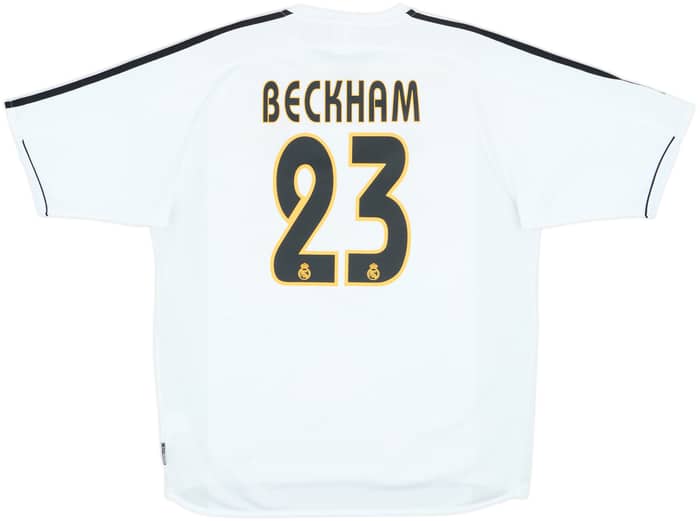 2003-04 Real Madrid Home Shirt Beckham #23 - 7/10 - (L)