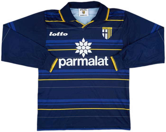 1998-99 Parma Third L/S Shirt #7 - 4/10 - (XL.Boys)