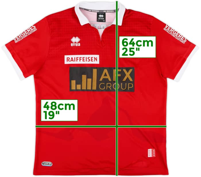 2016-17 FC Sion Home Shirt - 8/10 - (XS)