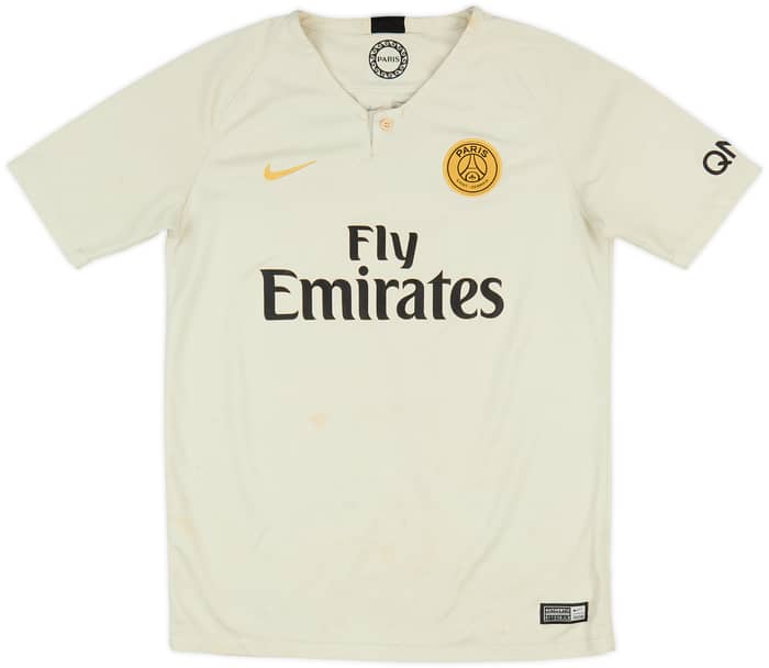 2018-19 Paris Saint-Germain Away Shirt Mbappe #7 - 6/10 - (XL.Boys)