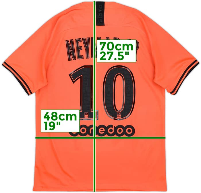 Camiseta de visitante del Paris Saint-Germain 2019-20 Neymar Jr #10 - 6/10 - (M)