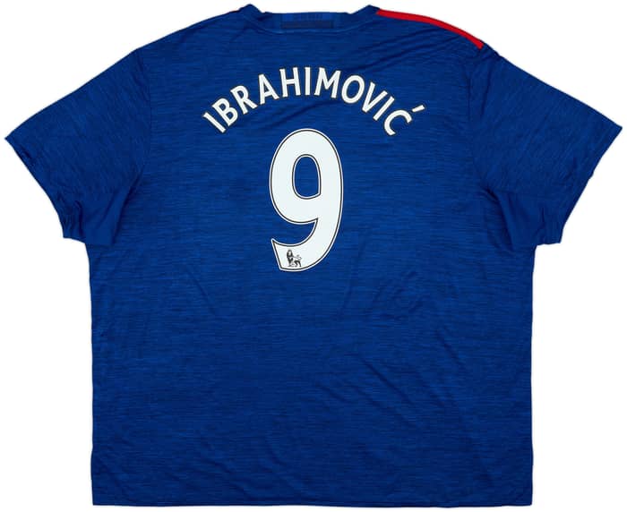 2016-17 Manchester United Away Shirt Ibrahimovic #9 - 8/10 - (3XL)