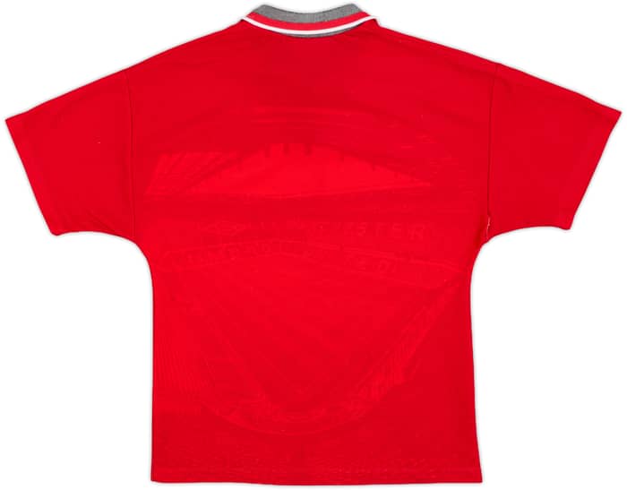 1994-96 Manchester United Home Shirt - 6/10 - (L.Boys)