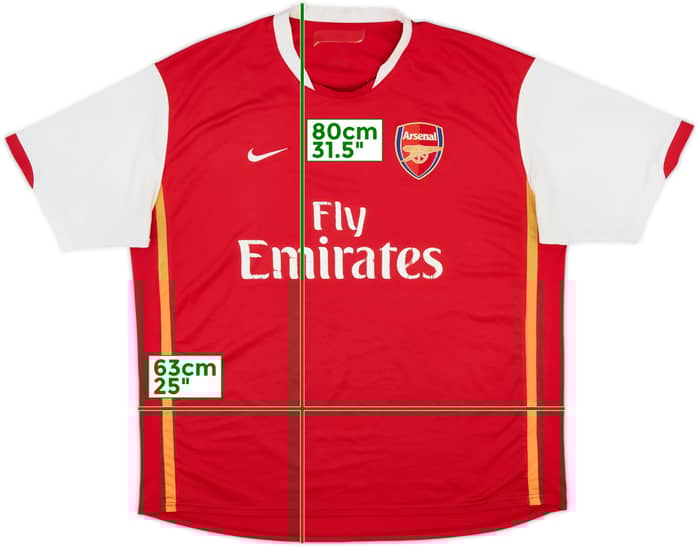2006-08 Arsenal Home Shirt - 5/10 - (XL)