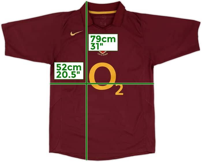 2005-06 Arsenal Home Shirt - 5/10 - (M)