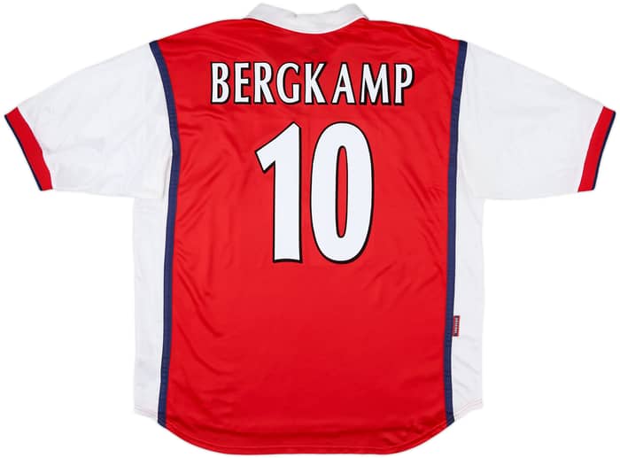 1998-99 Arsenal Home Shirt Bergkamp #10 - 8/10 - (XL)