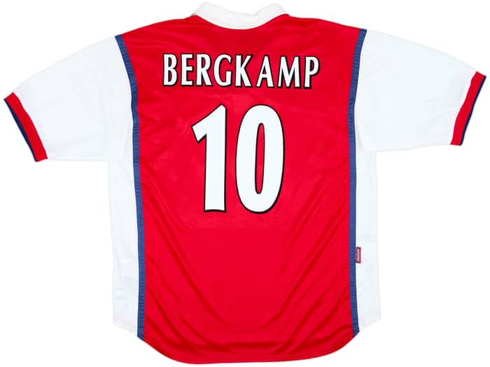 1998-99 Arsenal Home Shirt Bergkamp #10 - 8/10 - (XL)