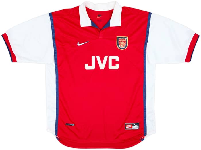 1998-99 Arsenal Home Shirt Bergkamp #10 - 8/10 - (XL)