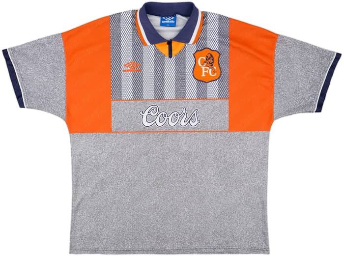 1994-96 Chelsea Away Shirt Gullit #4 - 5/10 - (XXL)