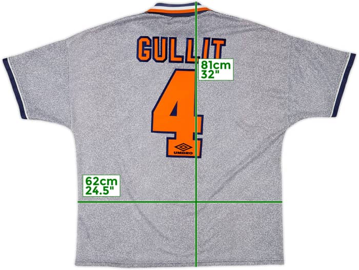 1994-96 Chelsea Away Shirt Gullit #4 - 5/10 - (XXL)