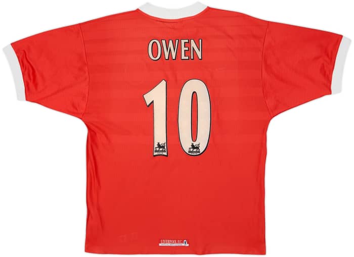 1998-00 Liverpool Home Shirt Owen #10 - 4/10 - (M)