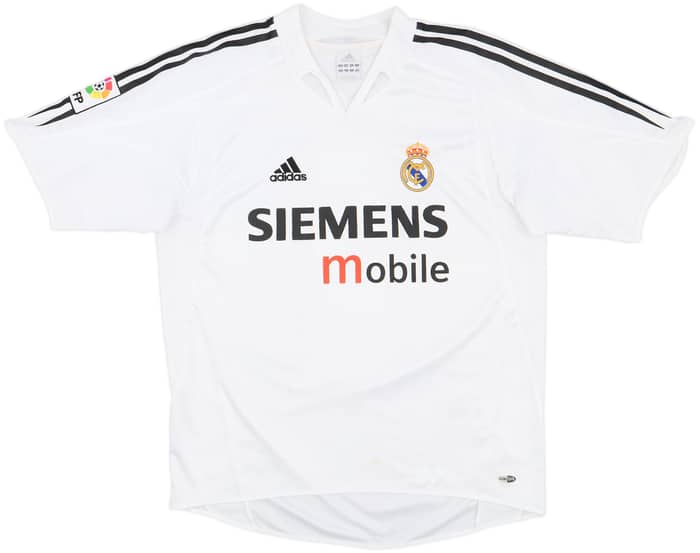 2004-05 Real Madrid Home Shirt Zidane #5 - 6/10 - (M)