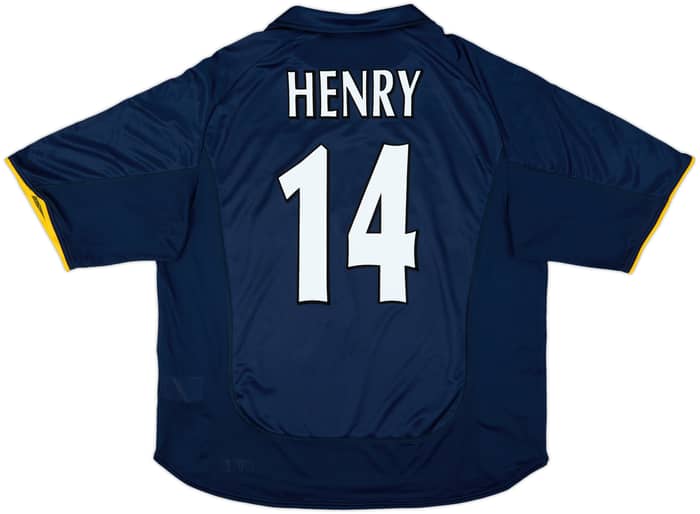 2000-02 Arsenal European Shirt Henry #14 - 9/10 - (XL)