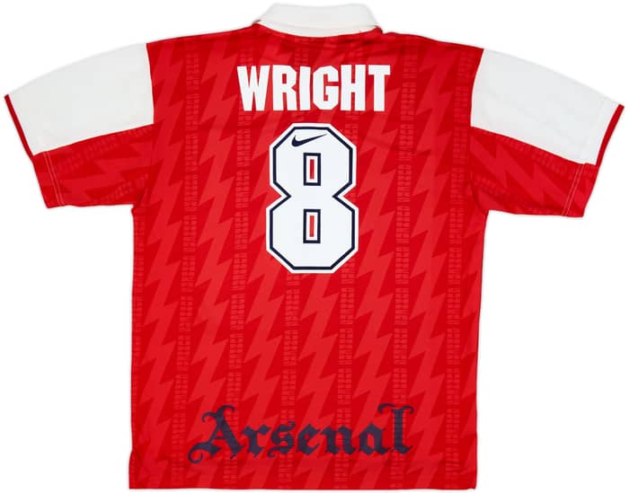 1994-96 Arsenal Home Shirt Wright #8 - 8/10 - (XL)