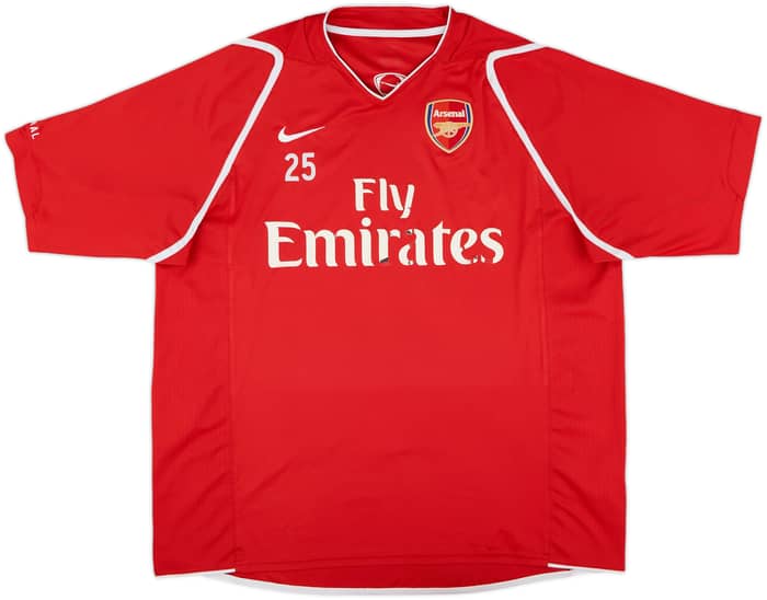 2006-07 Arsenal Player Issue Nike Training Shirt #25 (Adebayor) - 5/10 - (XL)