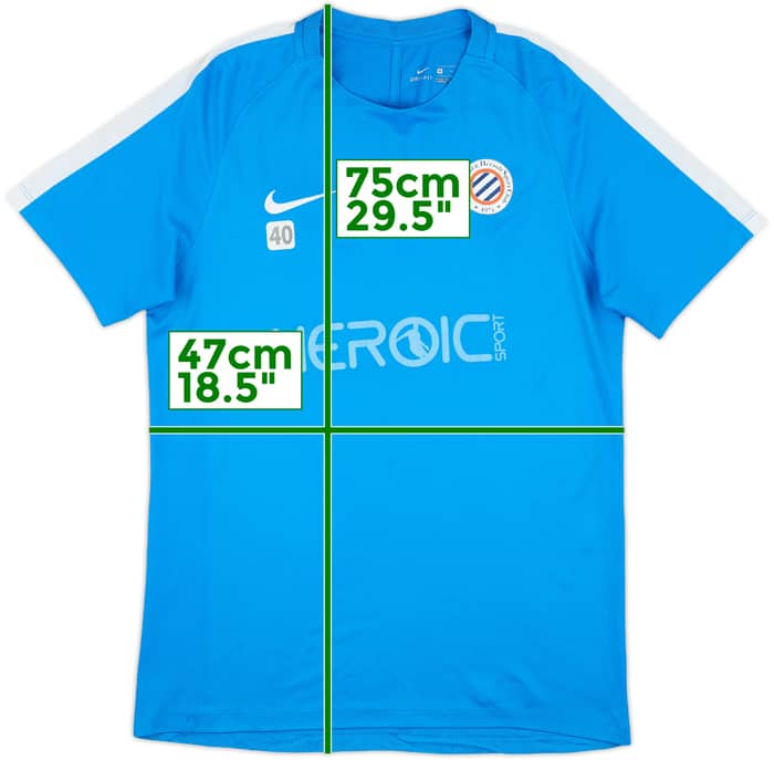 2017-18 Montpellier Player Issue Nike Training Shirt #40 - 5/10 - (M)