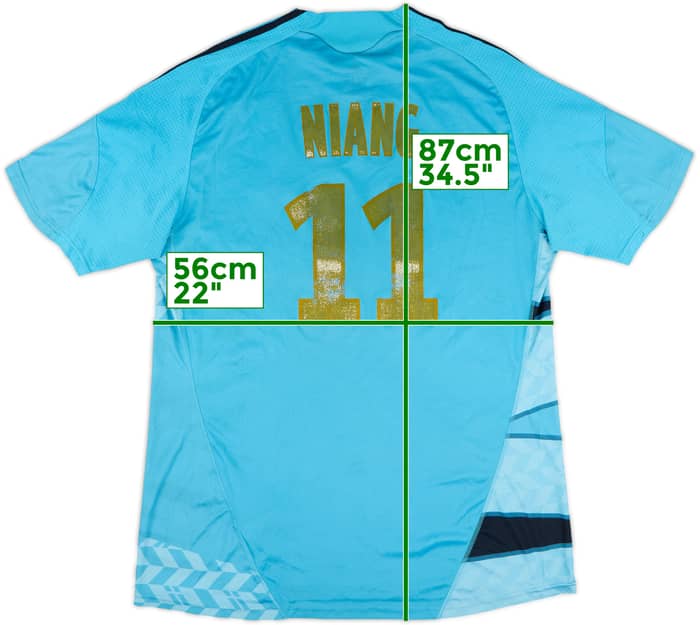 2009-10 Olympique Marseille Away Shirt Ninag #11 - 5/10 - (XL)