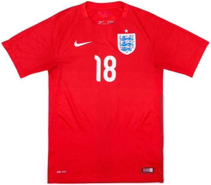 2014-15 England Away Shirt Lambert #18 - 9/10 - (S)