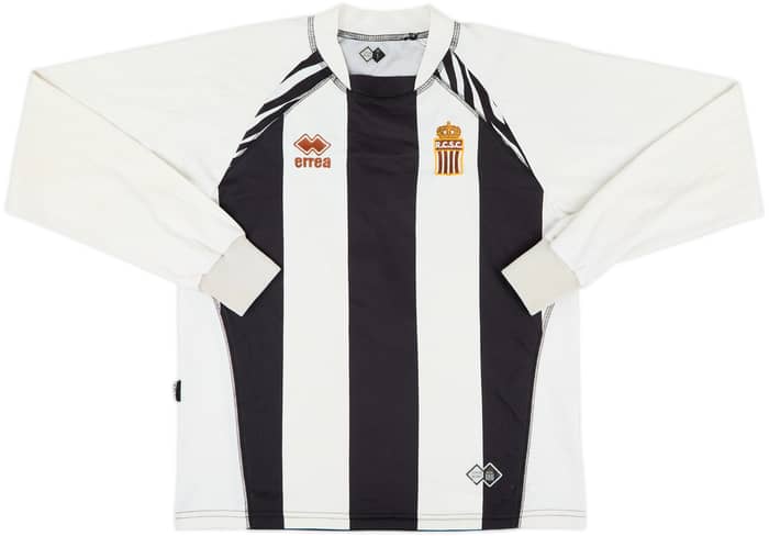 2006-07 Royal Charleroi Home L/S Shirt Romain #2 - 4/10 - (S)