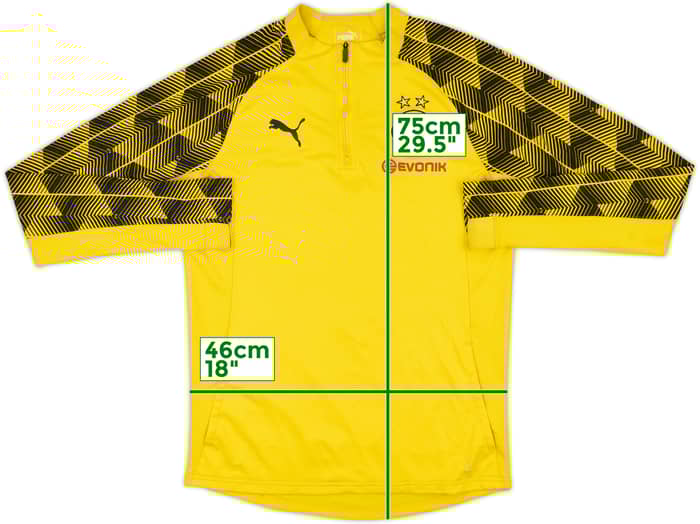2017-18 Borussia Dortmund Puma 1/4 Zip Drill Top - 6/10 - (M)