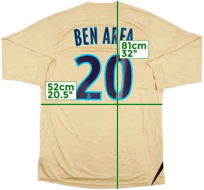 2008-09 Olympique Marseille Third Shirt Ben Arfa #20 - 6/10 - (L)