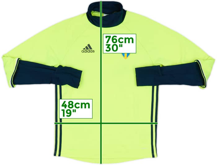 2015-16 Sweden adidas Sweat Top - 5/10 - (S)