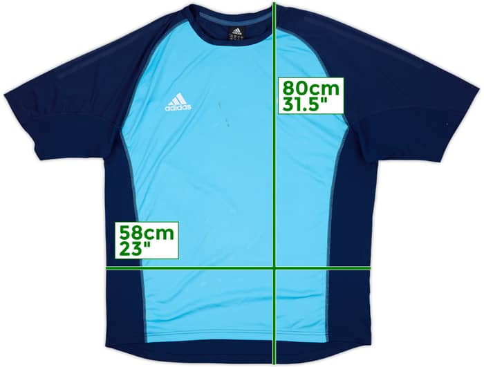 2002-03 Olympique Marseille adidas Training Shirt - 4/10 - (XL/XXL)