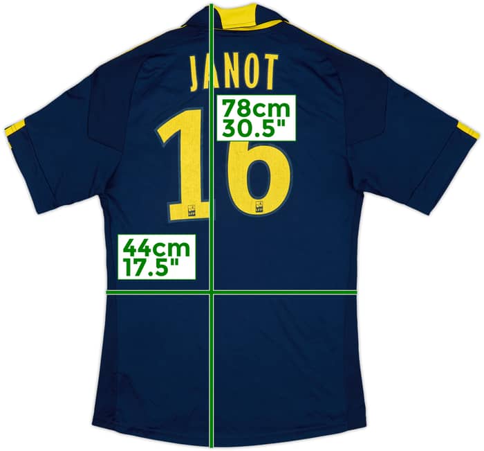 2010-11 Saint Etienne Third/GK Shirt Janot #16 - 5/10 - (S)