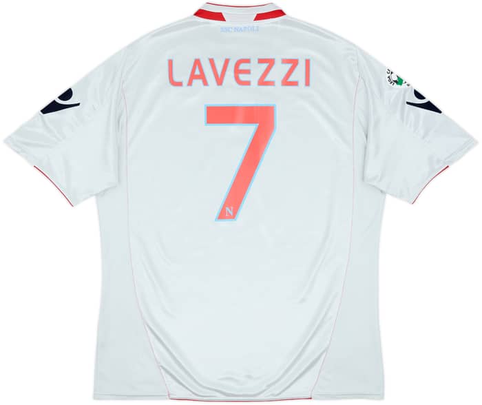 2009-10 Napoli Away Shirt Lavezzi #7 - 9/10 - (XXL)